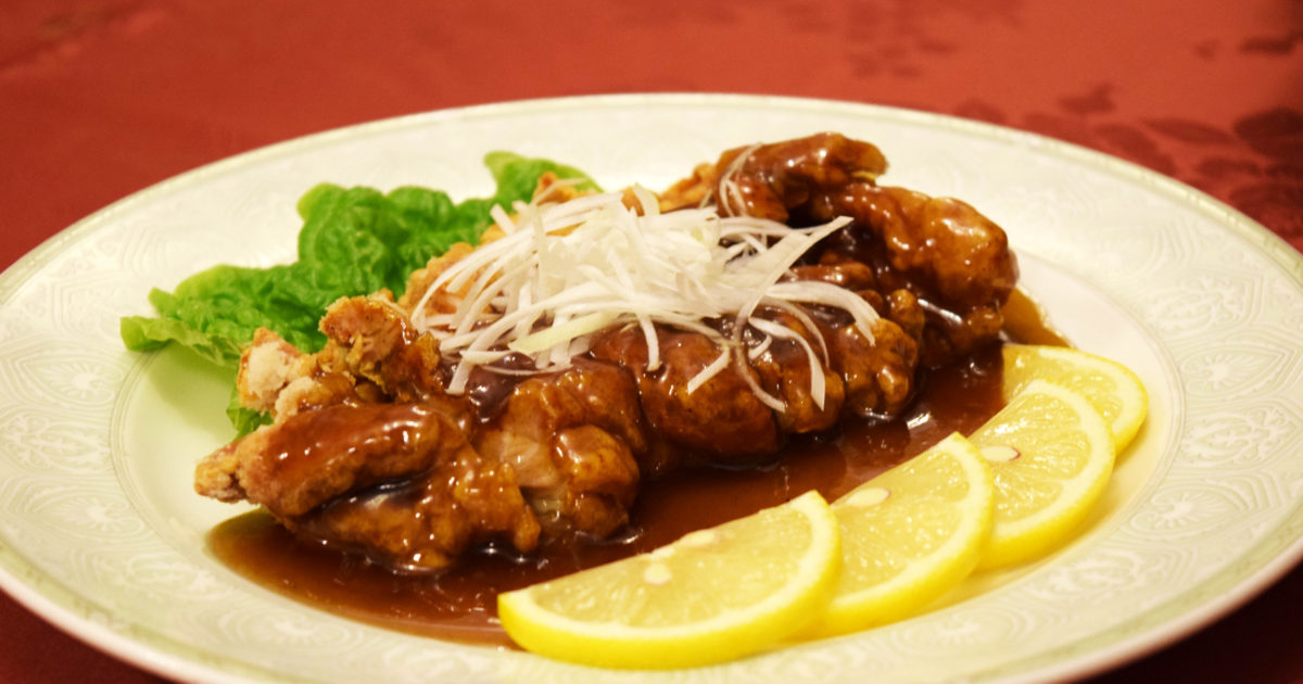 神戸本店」 油淋鶏｜東天閣